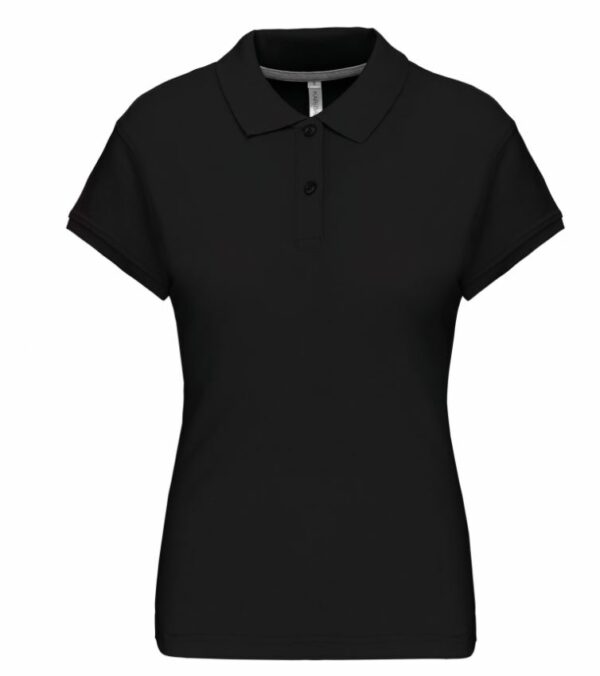K242  Polo manches courtes - coton - 220g - coloris noir