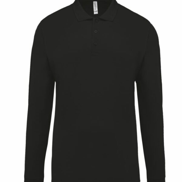 K256  Polo manches longues - coton - 180g