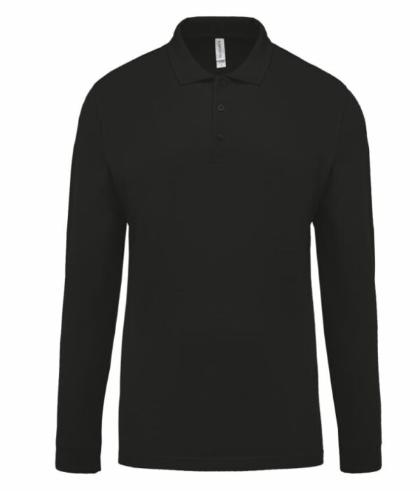 K256  Polo manches longues - coton - 180g