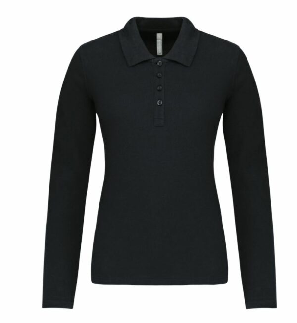 K257  Polo manches longues - coton - 180g