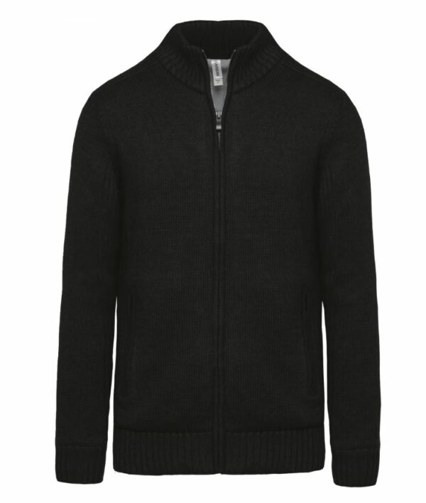 WK959  Cardigan doublé polaire - 50% coton - 50% acrylique