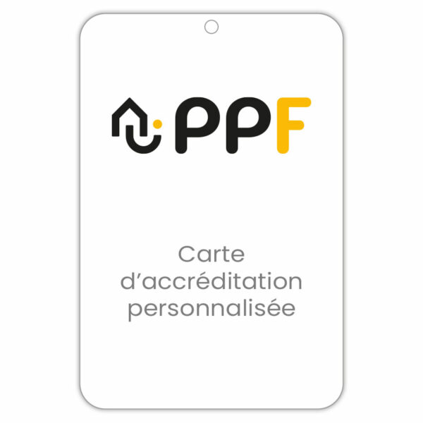 Cartes d’accréditation