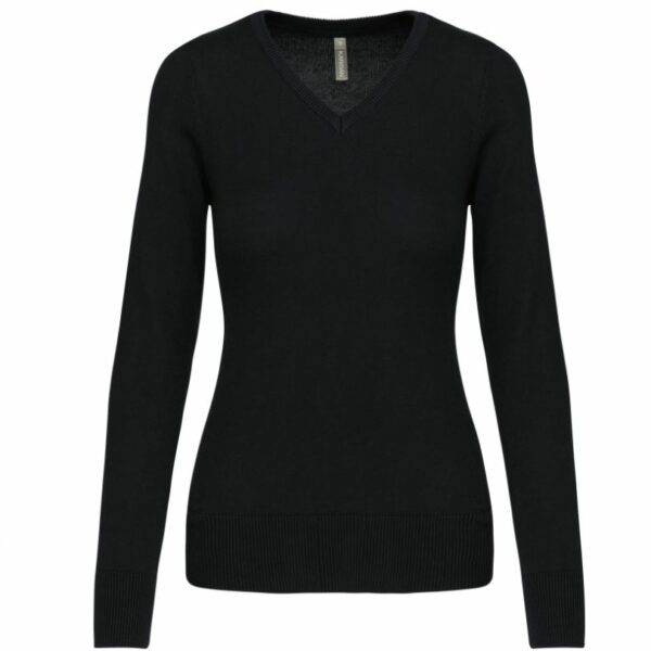 K966  Pull col V - Femme