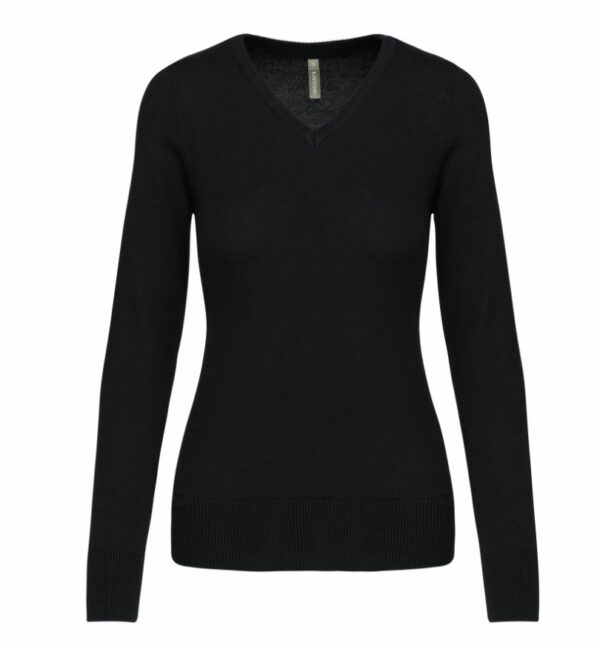 K966  Pull col V - Femme