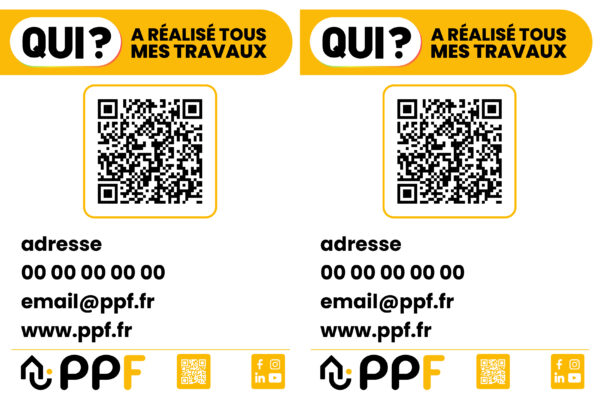Panneaux de chantier agence double – Image 2