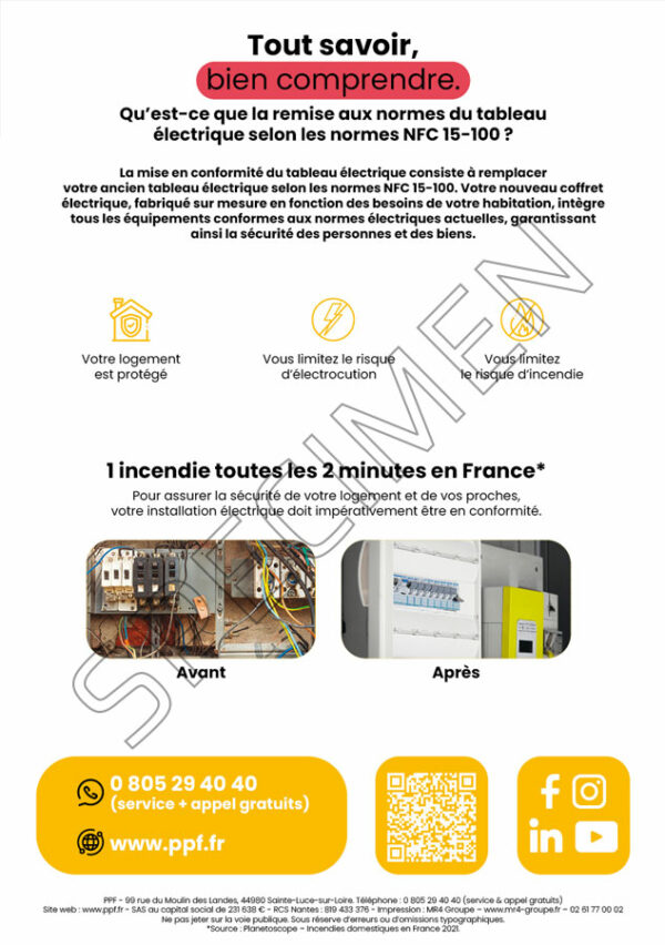 Flyer « Tableau électrique » – Image 3