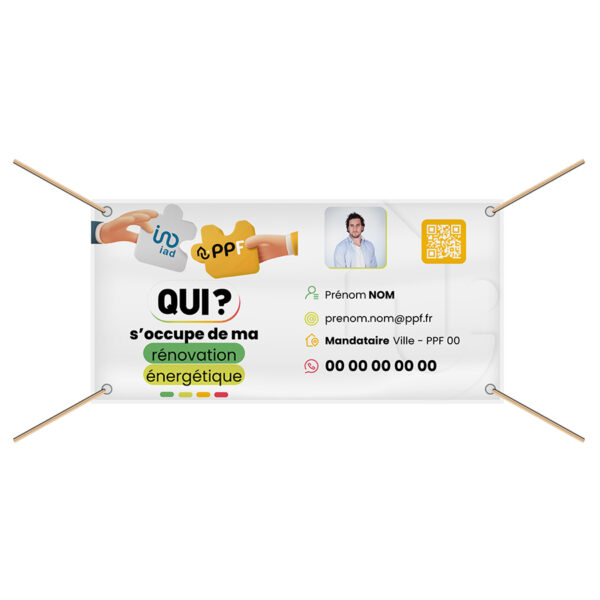 Bâche personnalisable Mandataire PPF/ IAD – Image 2