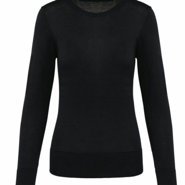 PK901  Pull col rond - Femme - coton