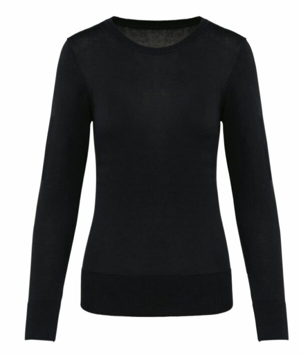 PK901  Pull col rond - Femme - coton