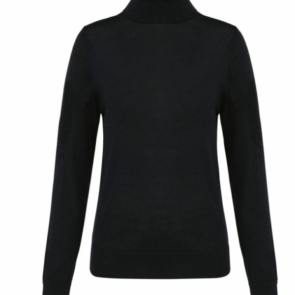 PK913  Pull col roulé Mérinos - Femme