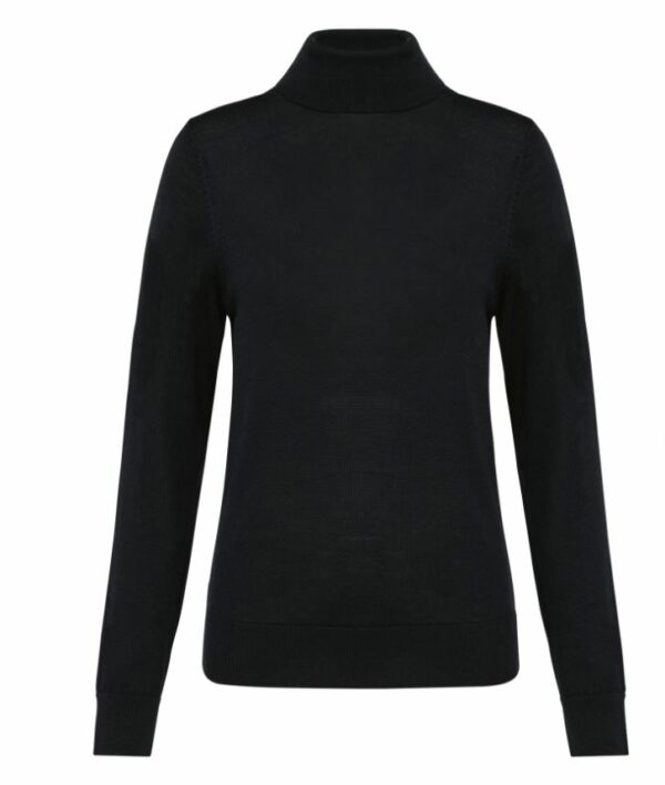 PK913  Pull col roulé Mérinos - Femme