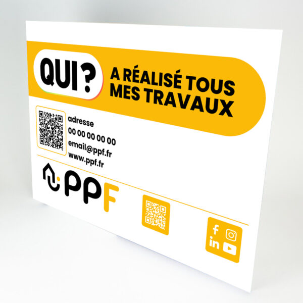 Panneaux de chantier agence 600x400