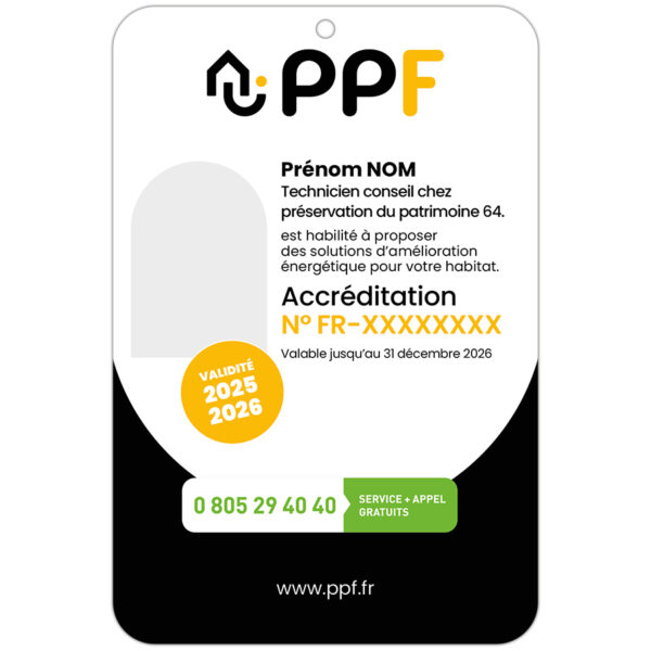 Cartes d’accréditation