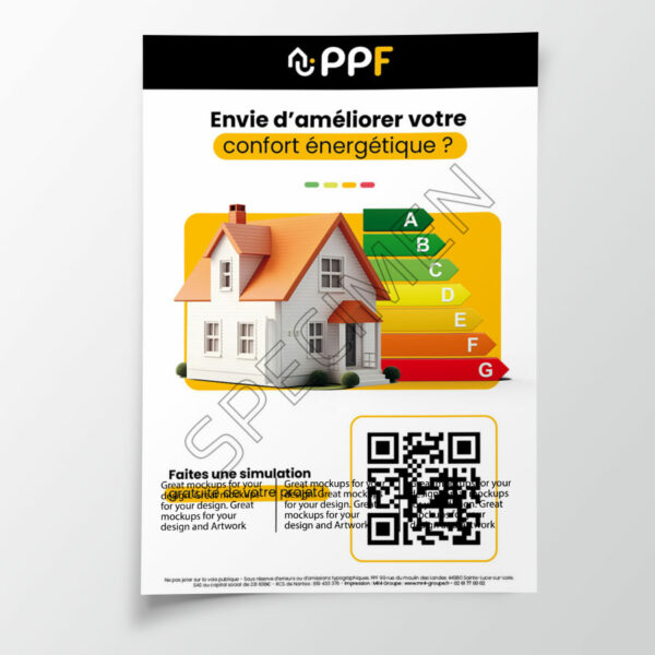 Affiche Amélioration confort énergétique
