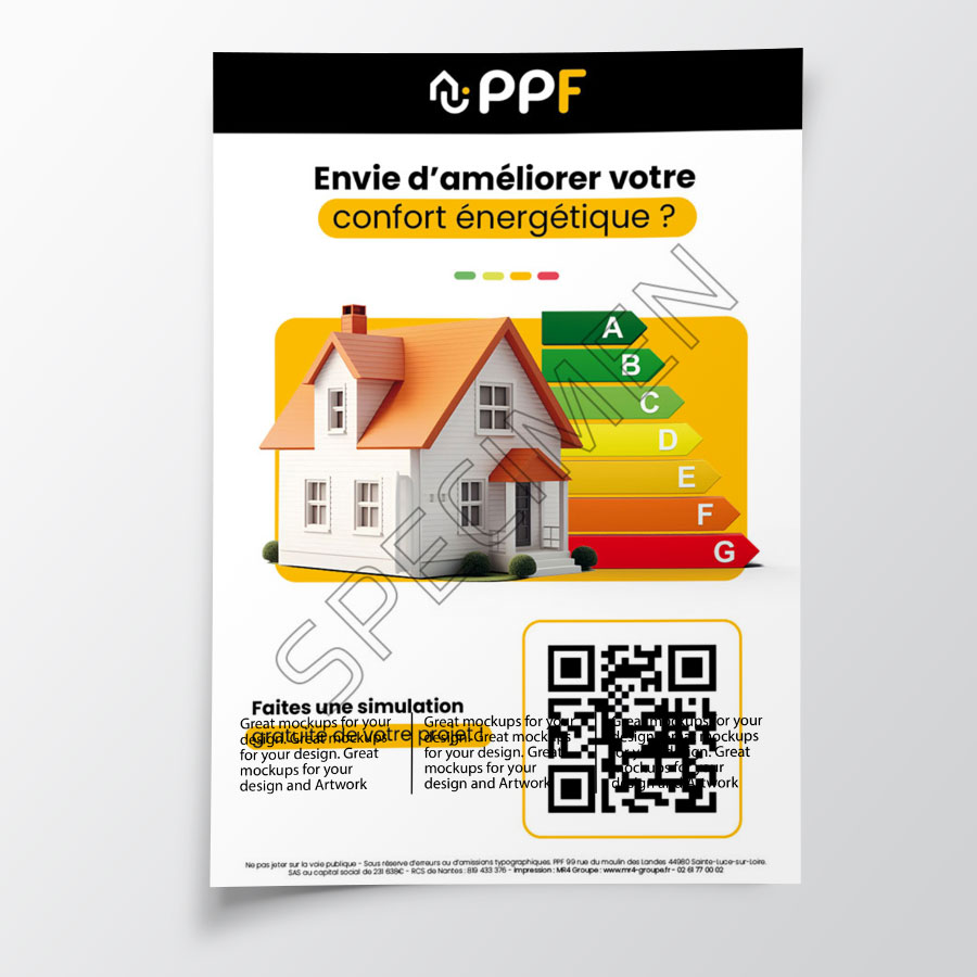 Affiche Amélioration confort énergétique