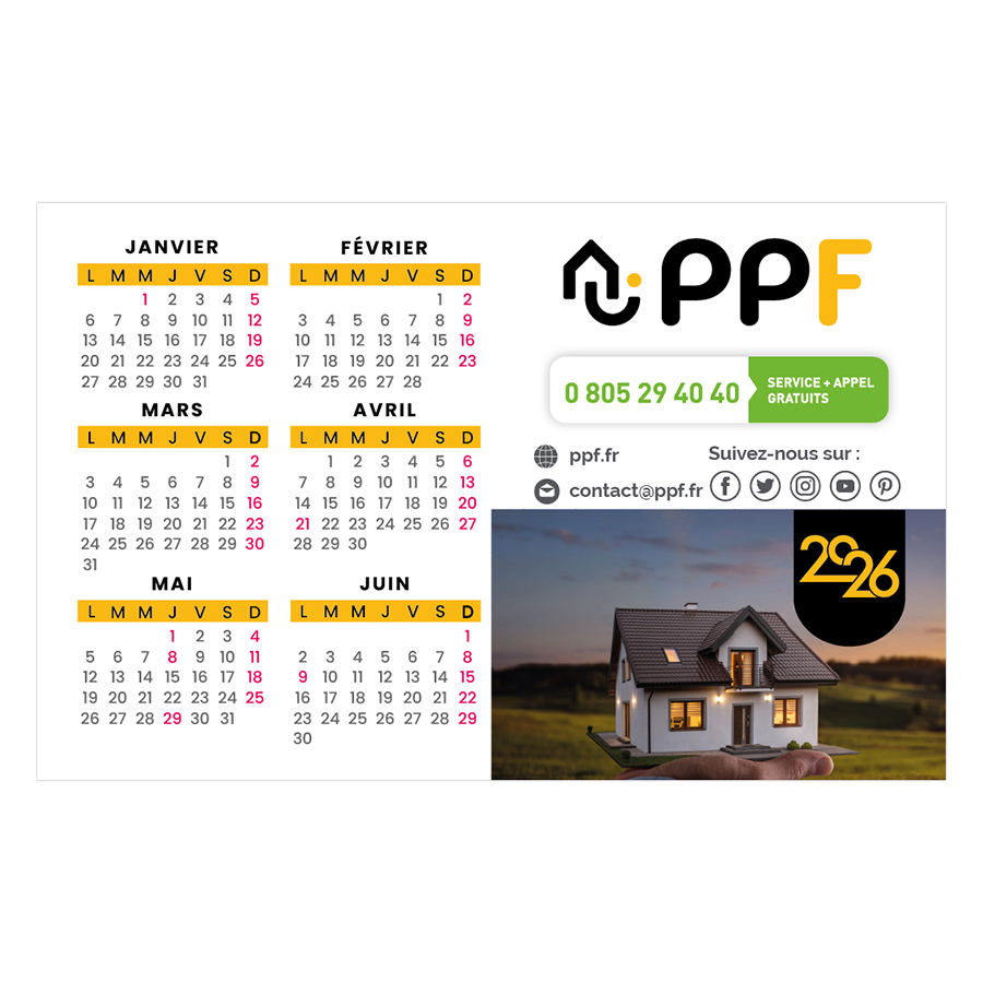 Calendriers 85x54 – Image 2