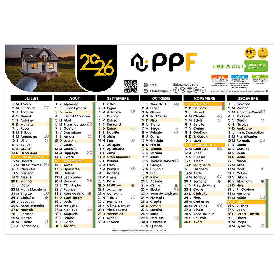 Calendriers A4 – Image 2