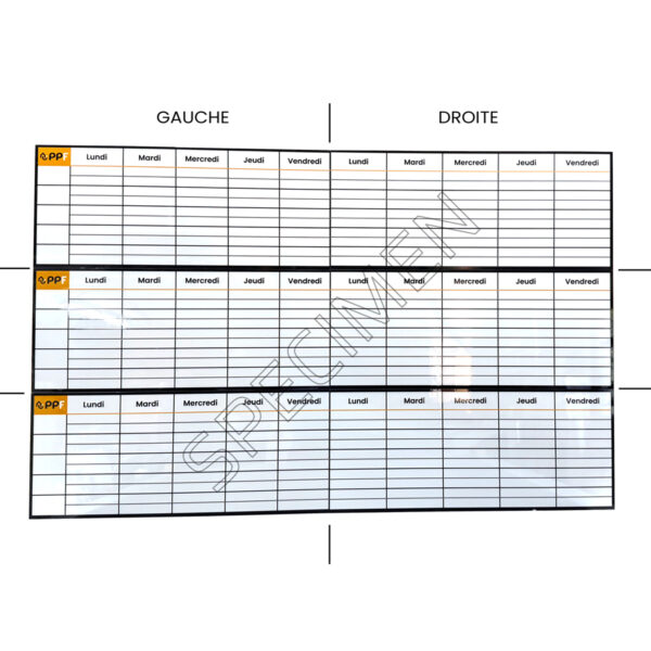 Tableau suivi de chantier
